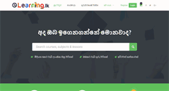 Desktop Screenshot of elearning.lk