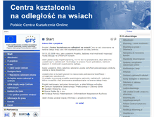 Tablet Screenshot of pcko.elearning.pl