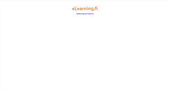 Desktop Screenshot of elearning.fi